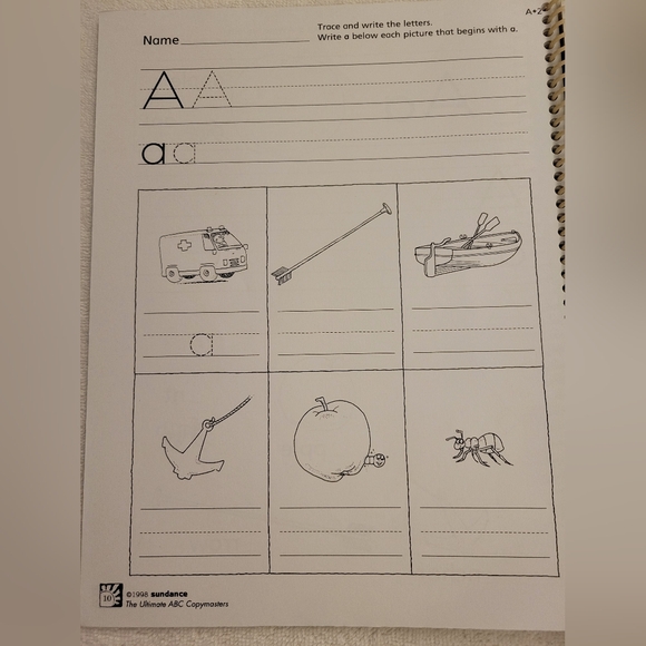 5 Educational Workbooks For Kindergarten  & 1st Grade, Early Reading Skills - Picture 16 of 16